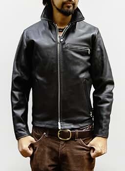 Amazon.co.jp: [ショット] SCHOTT 643 襟付きシングルライダース